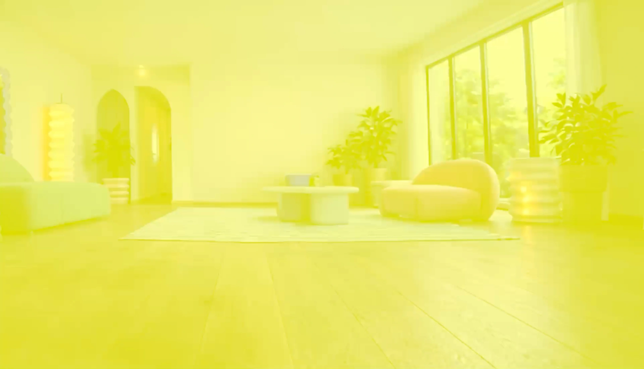 A woman rollerskating in a room laid out with kiwi now floor panels